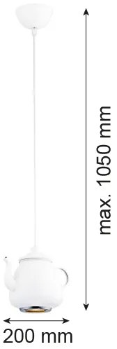 Argon 3650 - Lampa suspendata JAMAJKA 1xGU10/50W/230V