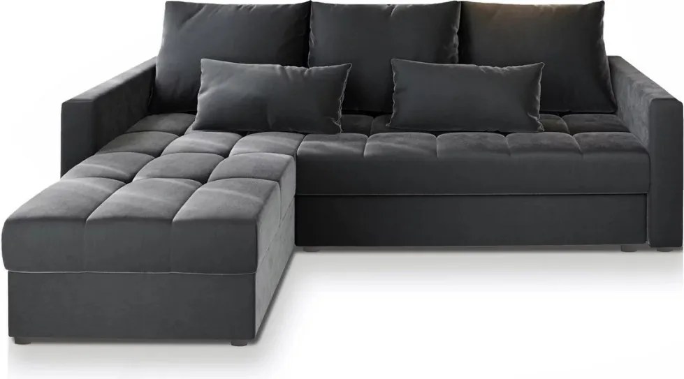 OFERTA Canapea coltar extensibila ZENOVA 220x140 cm, reversibila, calitatea II