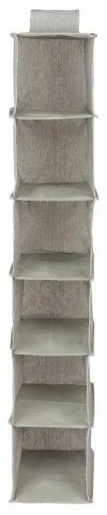 Organizator de haine agatat 30 x 18 x 94 cm, gri