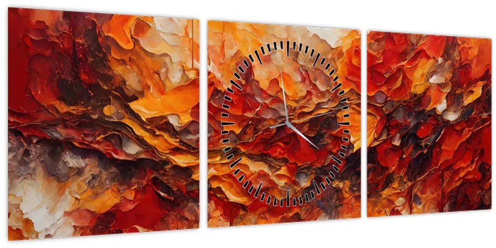 Tablou - Abstracție (cu ceas) (90x30 cm)