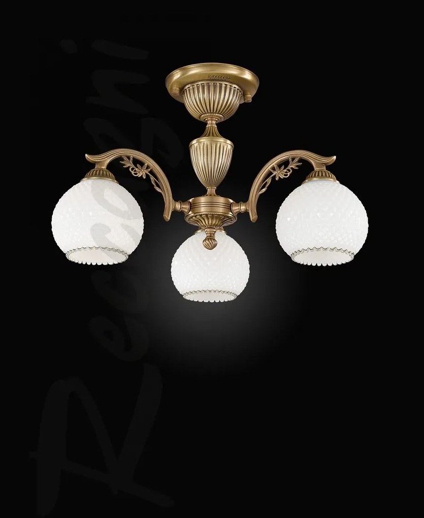 Lustra aplicata clasica din alama design italian 8600
