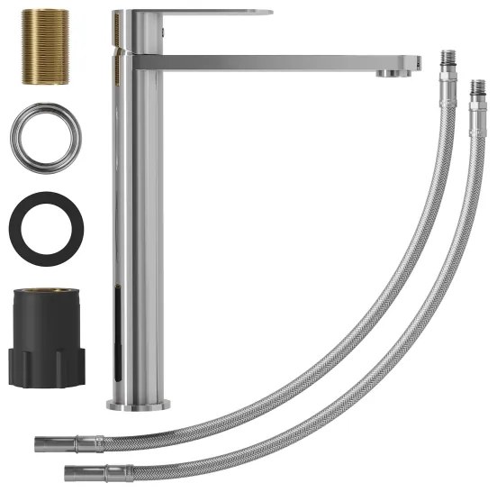 Baterie de lavoar BATH DELUXE 28-027-02-83-02 TARNBY 27,3 cm crom