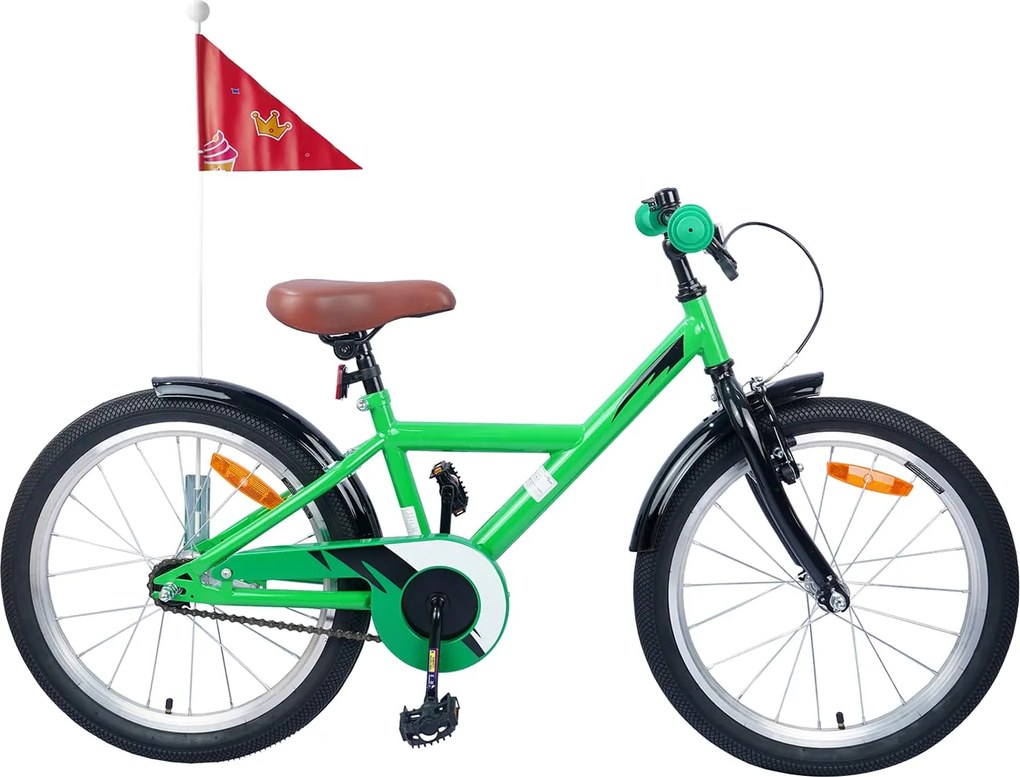 vidaXL Bicicletă pentru Copii 20 Inci pentru 6-11 ani Verde