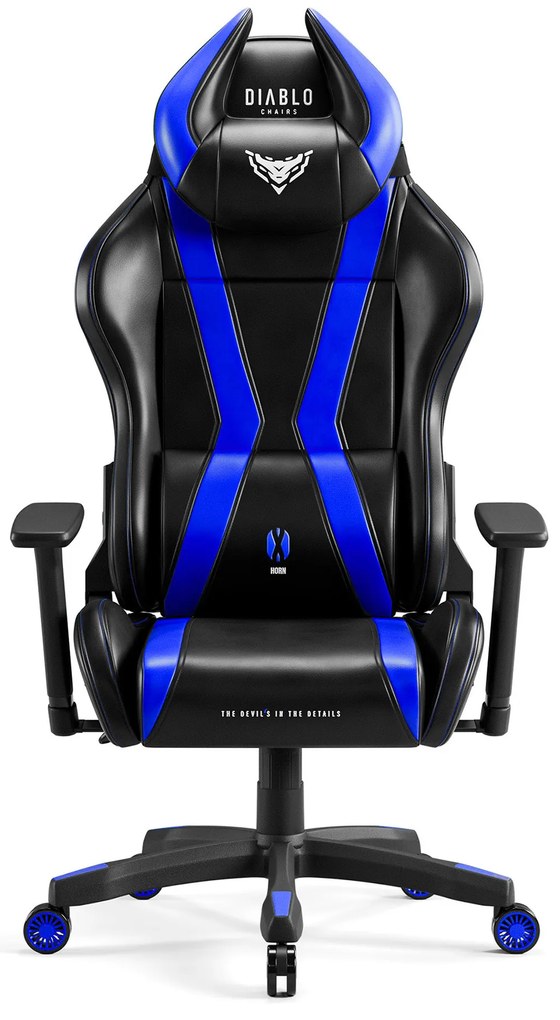 Scaun gaming Diablo X-Horn 2.0 Normal Size, negru-albastru