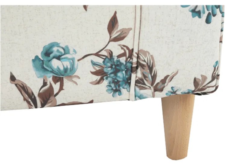 Fotoliu cu taburet, material textil rose 14, ASTRID