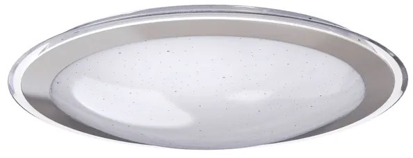 Aigostar - Plafonieră LED dimabilă 30W, 230V, 2700-6500K, Ø 42,9 cm, crom, cu telecomandă