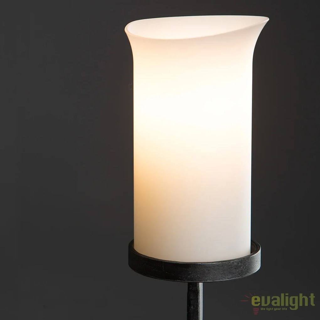 Lampa de podea din fier forjat cu 2 brate design torta SL 105