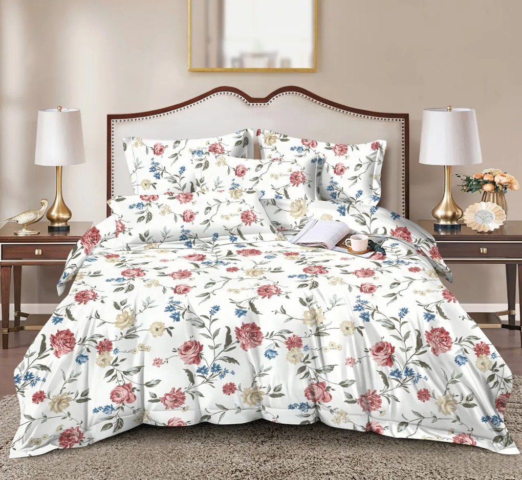 Lenjerie de pat din microfibra AUREMA albă Dimensiune lenjerie de pat: 70 x 90 cm | 140 x 200 cm