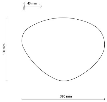 Aplică STONE 2xG9/8W/230V 30x39 cm bej
