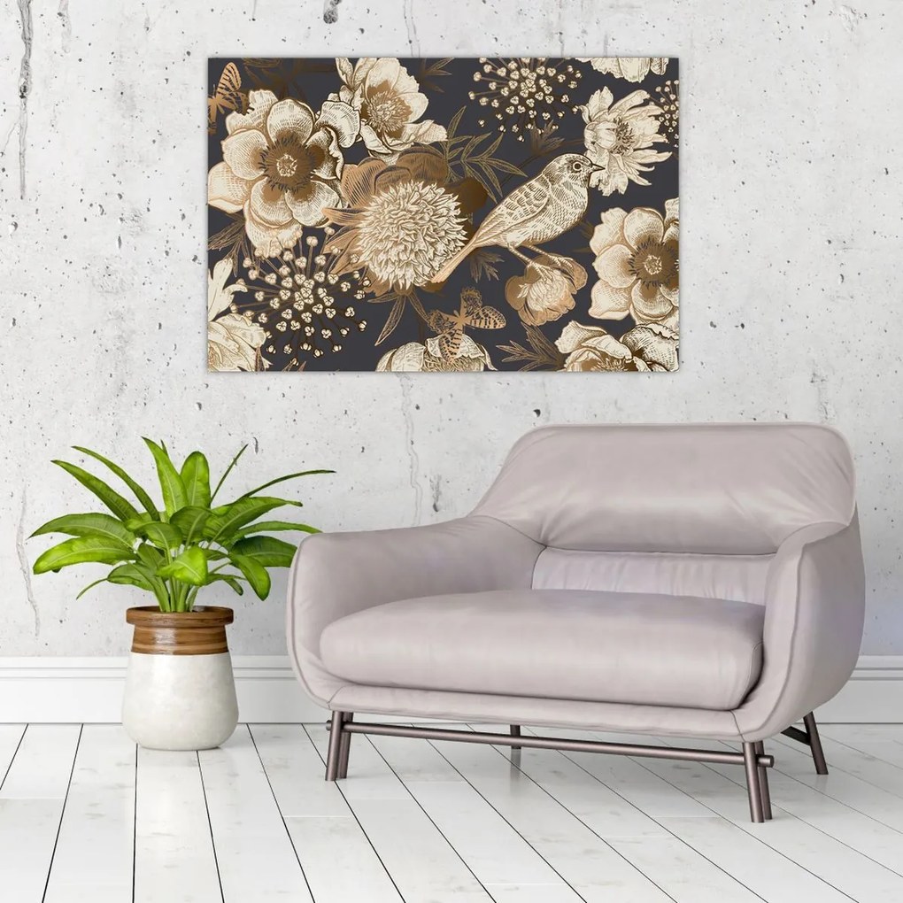 Tablou - Grădina de aur (90x60 cm)