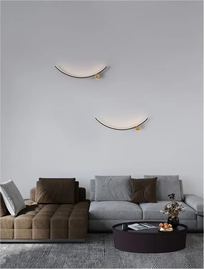 Aplica de perete cu lumina ambientala LED Wave
