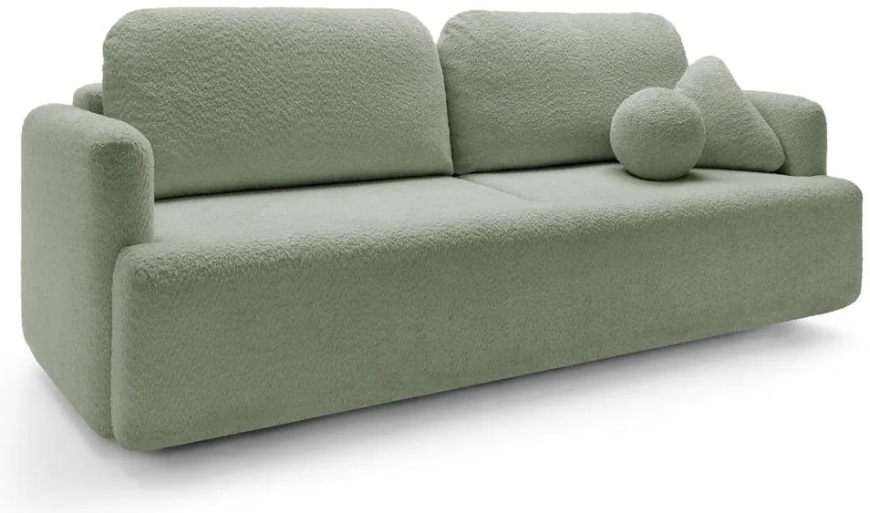 Canapea trei locuri Linaki (verde marin + negru). 1099119