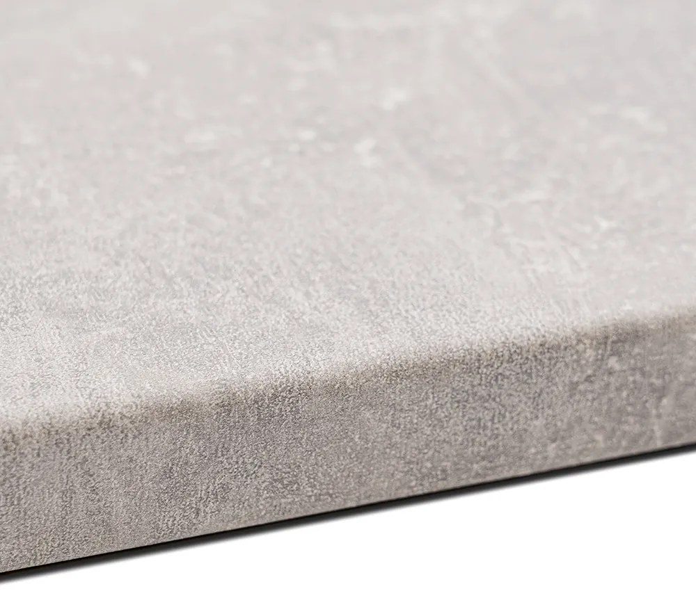 Mobilă de bucătărie Yorki 370 cu corp alb, față antracit satinat, dulap cu rafturi și frigider congelator inferior