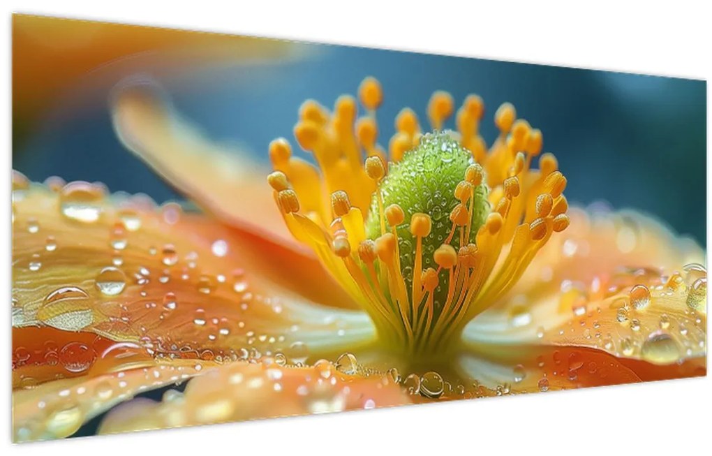 Tablou - Detaliu de floare (120x50 cm)