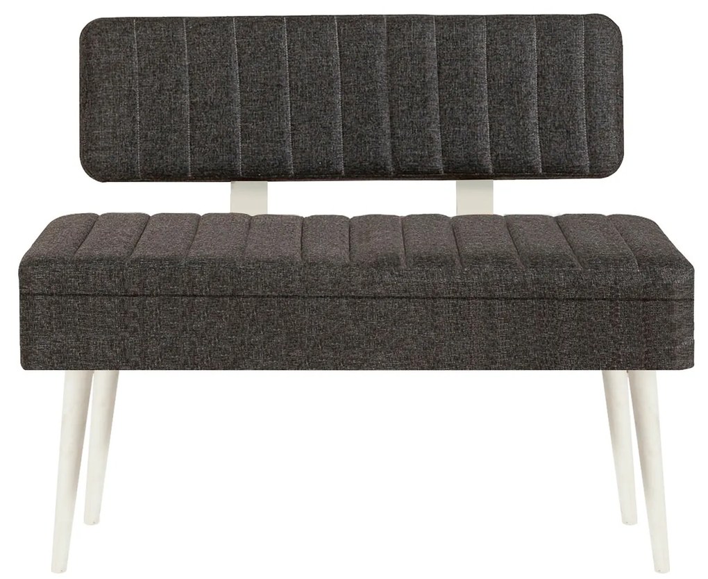 Set mobilier sufragerie Vlasta 2 (alb + antracit) (pentru 6 persoane). 1073083