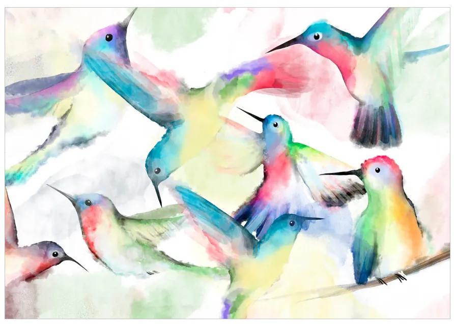 Fototapet - Watercolor Birds