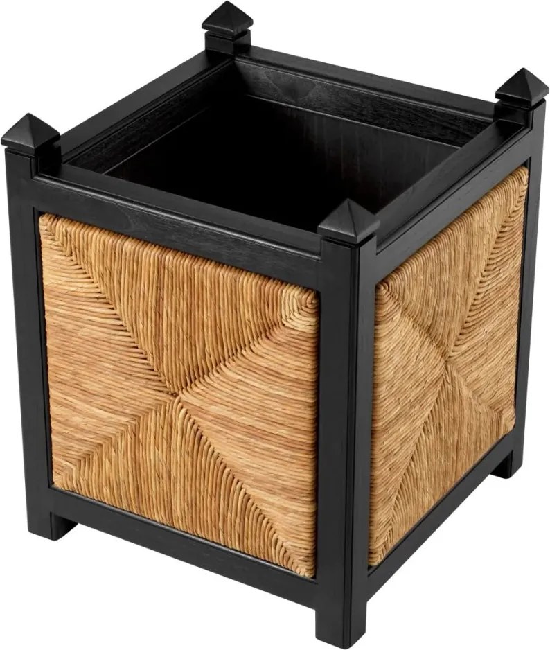 Ghiveci, vas decorativ din iarba de mare, Aruba