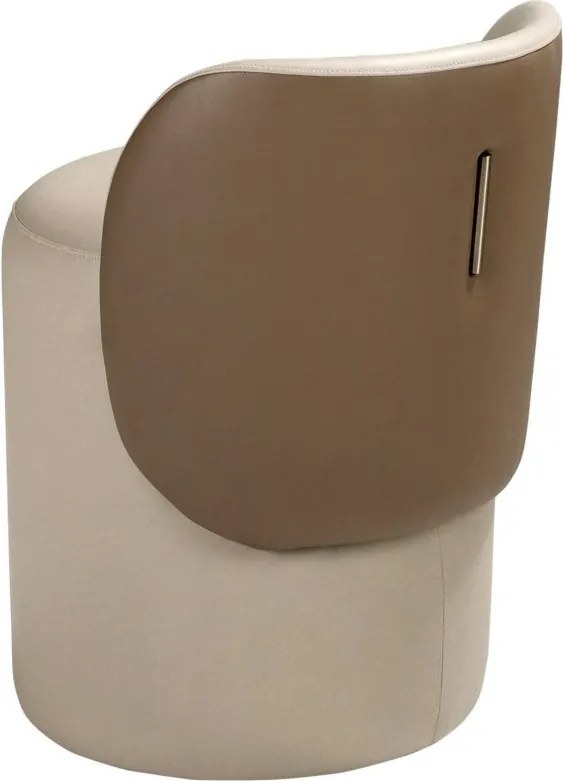 Taburete modern LUX piele sintetica Mink si Maro