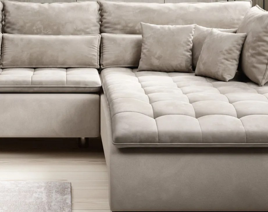 Coltar living Rollo pe dreapta – L296 x l213 x h76 cm