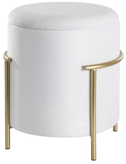 Taburet Eglo 424135 MASHIKE 46x41 cm alb/auriu