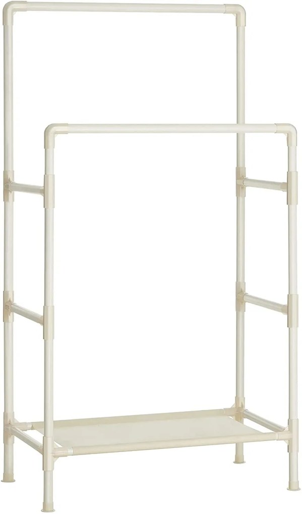 Suport multifunctional pentru haine REDER 83x157 cm alb