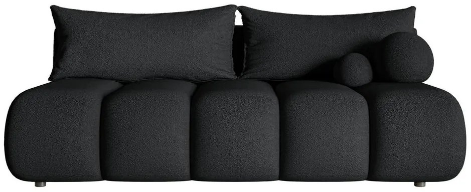 Canapea trei locuri Didier mini (negru + negru). 1100580