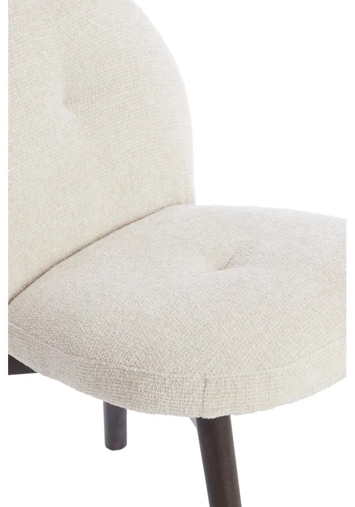 Set de scaune de sufragerie crem 2 buc. tapițat Sinosa – Light &amp; Living