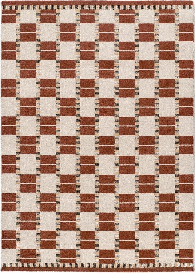 Covor bej/teracotă 160x230 cm Astra – Universal