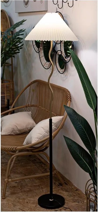 Lampadar negru-auriu (înălțime 172 cm) Closy – Mauro Ferretti