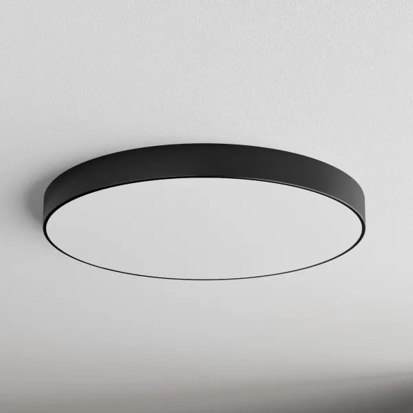 Plafonieră CLARE 6xE27/40W/230V d. 80 cm negru Brilagi