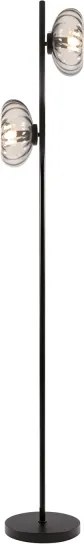 Osram - Lampă de podea DECOR SMOKE 2xE14/12W/230V negru/gri fumuriu