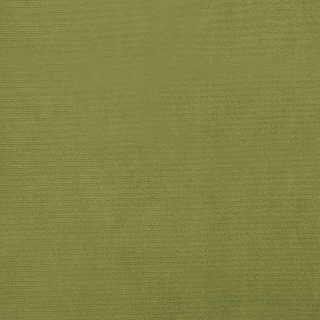 Taburet, verde deschis, 45x29,5x39 cm, catifea Lysegronn
