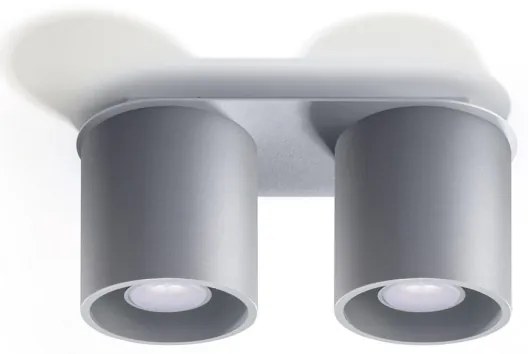 Plafonieră ORBIS 2 2xGU10/40W/230V gri