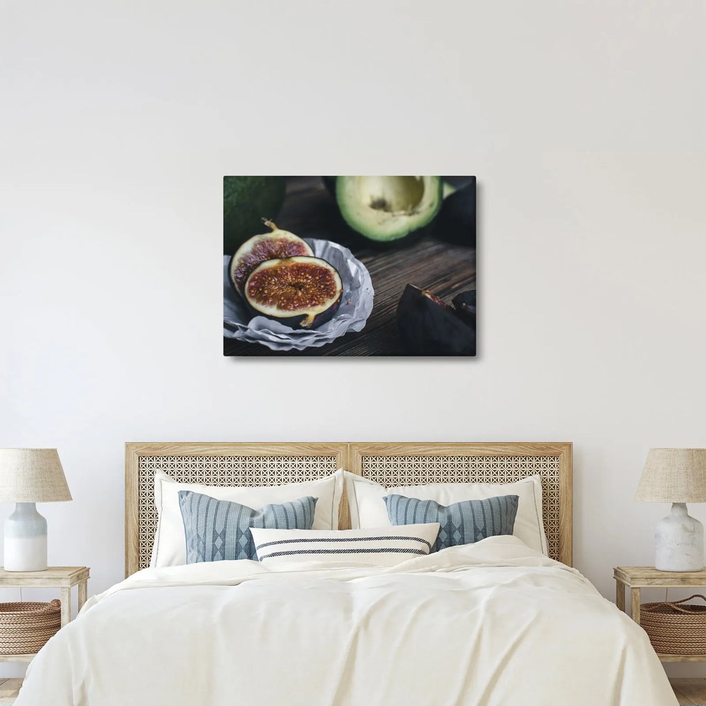 Tablou cu fistic și avocado (70x50 cm)