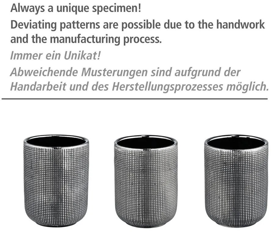 Săpunieră argintie din ceramică Rivara – Wenko