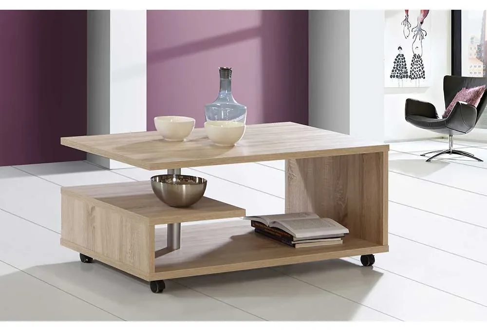 MASUTA MULTIFUNCTIONALA, 105X60X45.6 CM, CULOARE STEJAR SONOMA