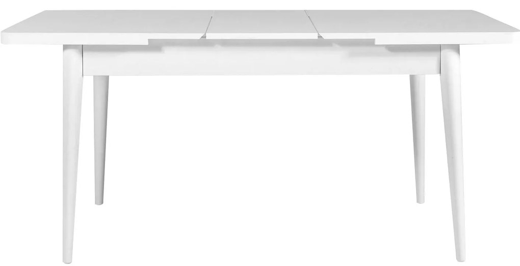 Masă de sufragerie extensibilă Nidupo 1 (alb) (pentru 4-6 persoane). 1093740