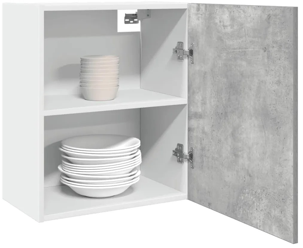 vidaXL Dulap suspendat “Lyon”, gri beton, 50 x 31 x 60 cm, PAL