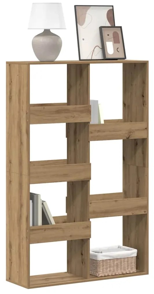 vidaXL Bibliotecă, stejar artizanal, 100x33x155,5 cm, lemn prelucrat