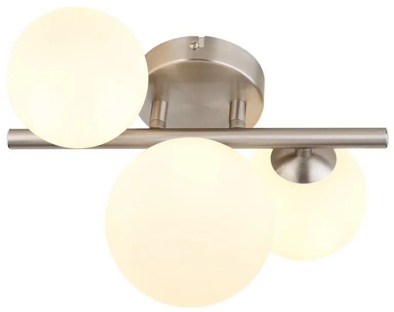Plafoniera 3L design modern Riha nichel