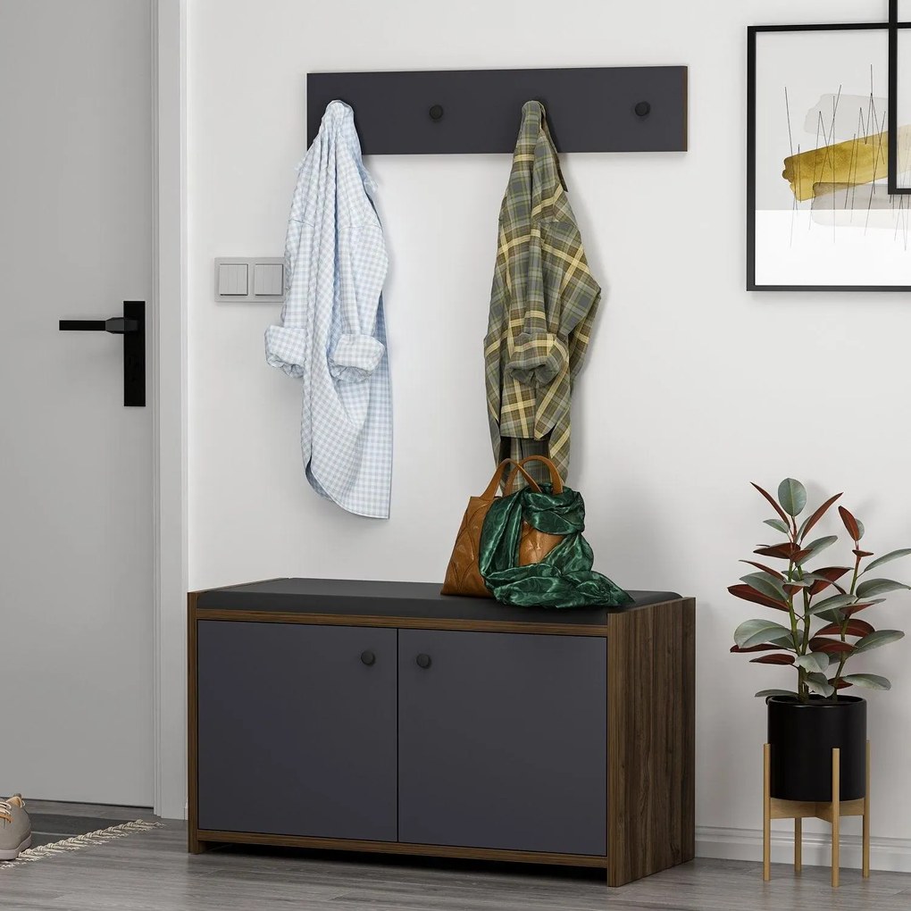 PANTOFAR Zen Shoe Cabinet, Alb, 35x45x80 cm