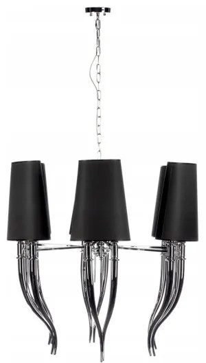 Azzardo AZ1390 - Lustră pe lanț DIABLO 12xE14/11W/230V negru