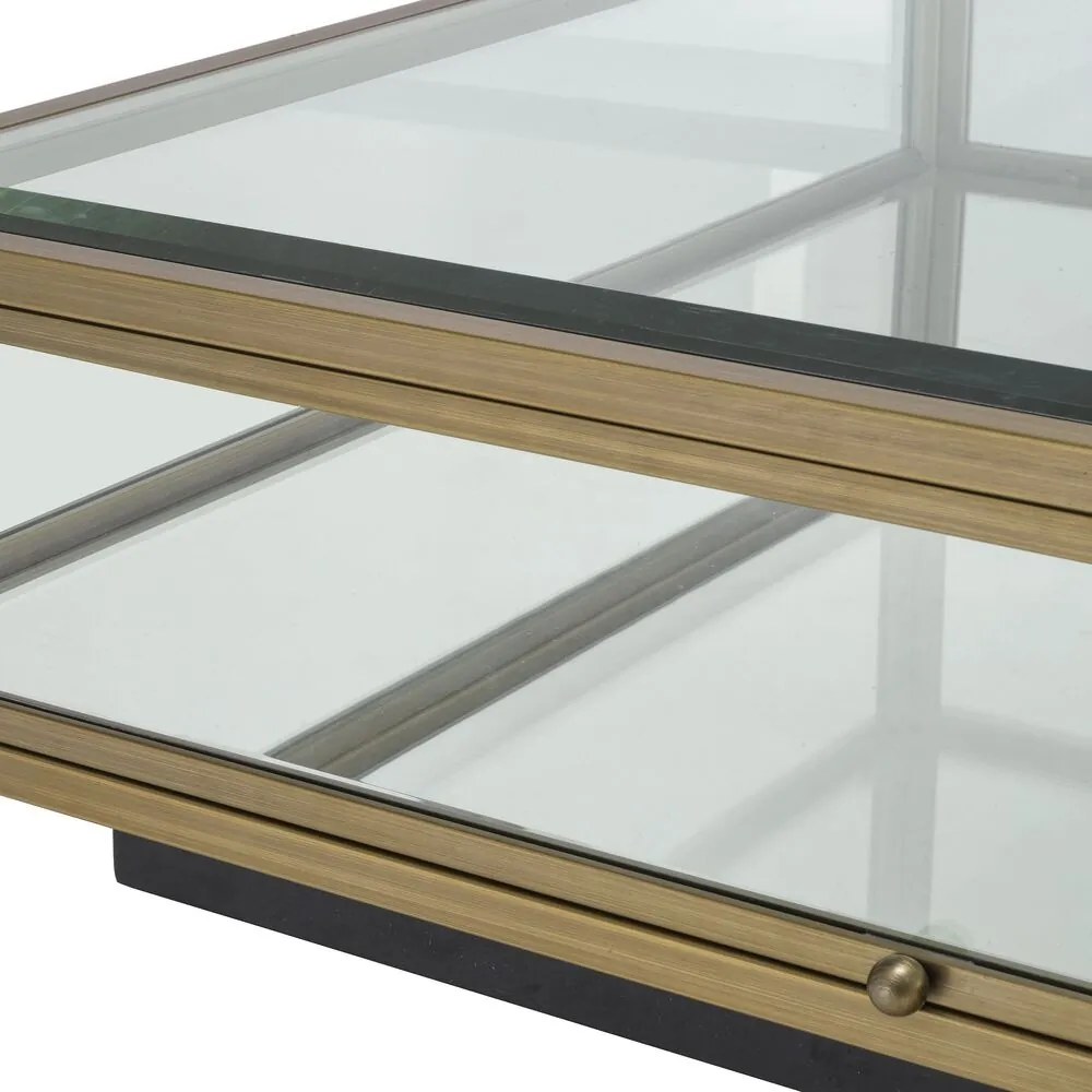 Masuta de cafea design LUX clasic Ryan, alama 114991 HZ