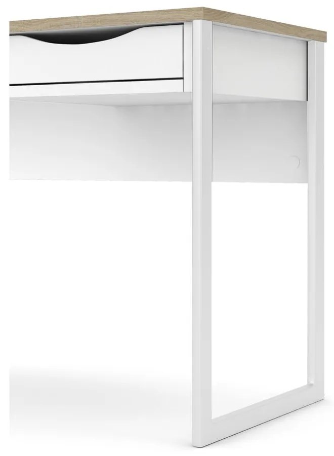 Birou Tvilum Function Plus, 110x48 cm, alb