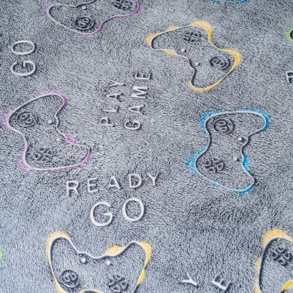 Lenjerie de pat luminoasă din microflanel 4Home Games, 140 x 200 cm, 70 x 90 cm