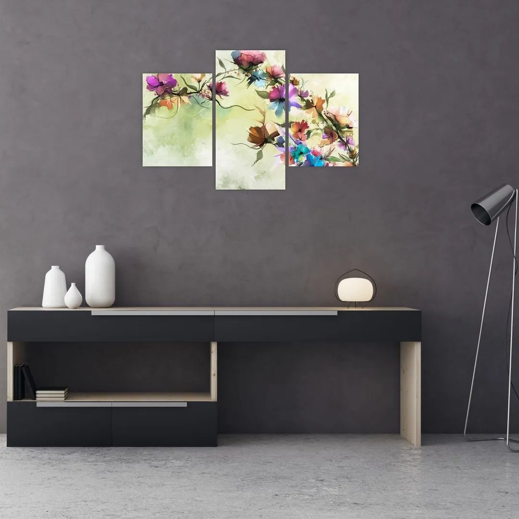 Tablou - Pictua cu flori (90x60 cm)