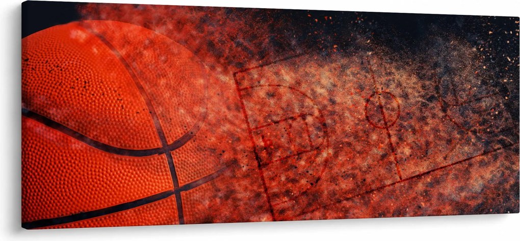 Tablou - Meci de baschet (120x50 cm)