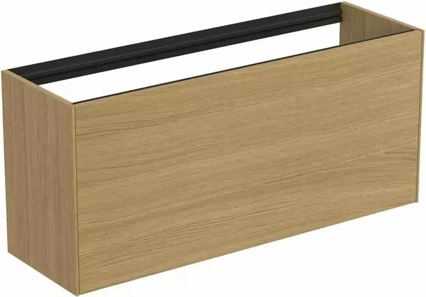 Dulap baza suspendat Ideal Standard Atelier Conca 1 sertar 120 cm finisaj stejar deschis