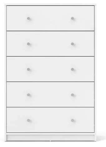 Comodă albă 72x108x30 cm May – Tvilum