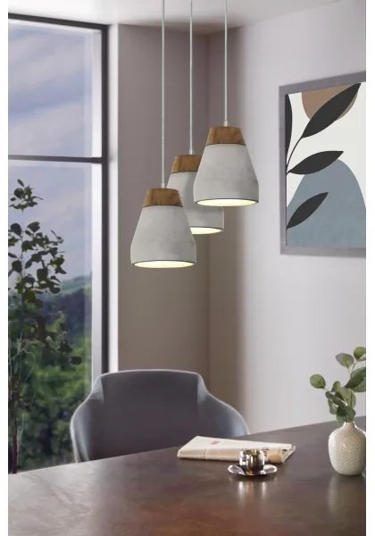Eglo 95526 - Lustra TAREGA 3xE27/60W/230V